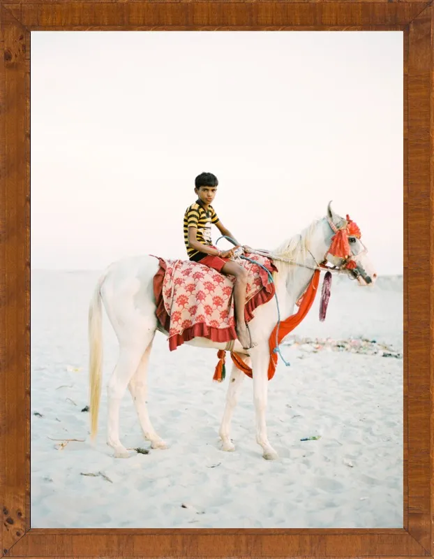Boy on Horse by Andrew Jacona for Artfully Walls