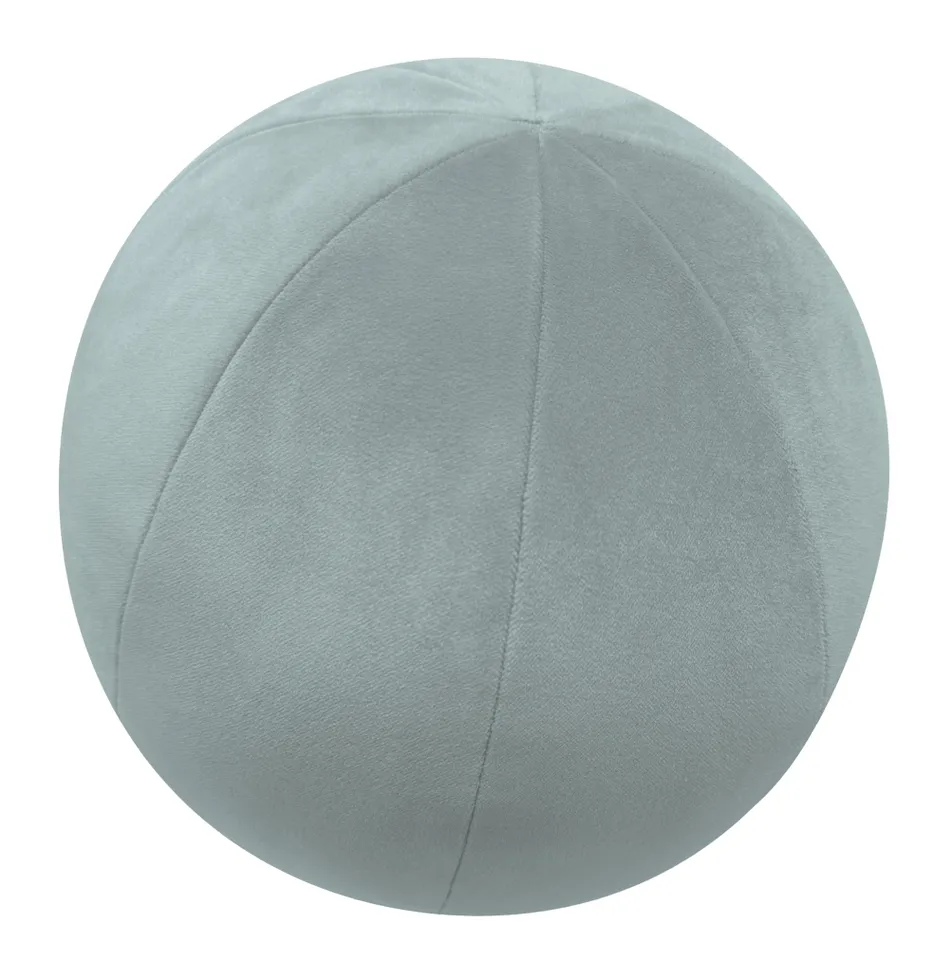 THE STANDARD BALL PILLOW :: MELROSE VELVET // CERULEAN BLUE - SWATCH 4" X 4"