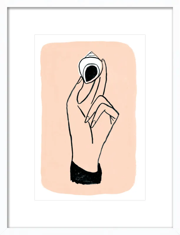 My Hand is My Face by Michael Doyle - Apartment On Belmont for Artfully Walls