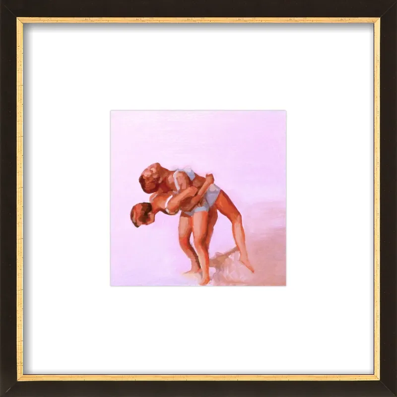 wrestling by Mary Sinner for Artfully Walls