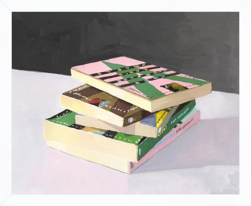 Vonnegut Stack by Elizabeth Mayville for Artfully Walls