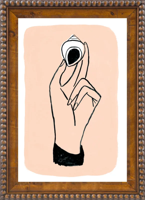 My Hand is My Face by Michael Doyle - Apartment On Belmont for Artfully Walls