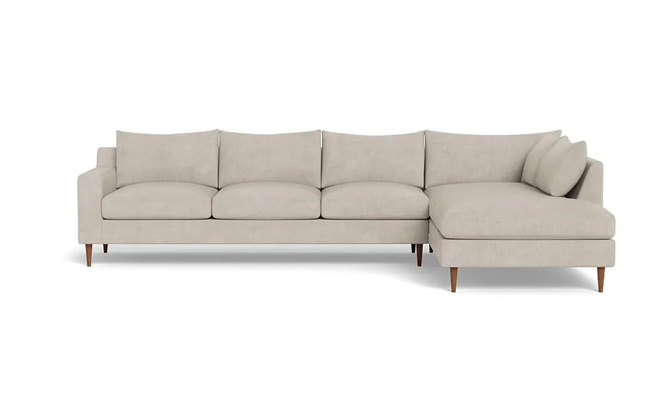 Sloan 4-Seat Right Bumper Sectional