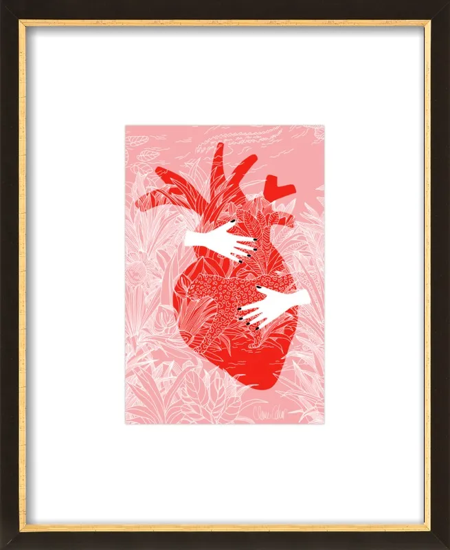 REFUGE ROSE by Claire Colin for Artfully Walls