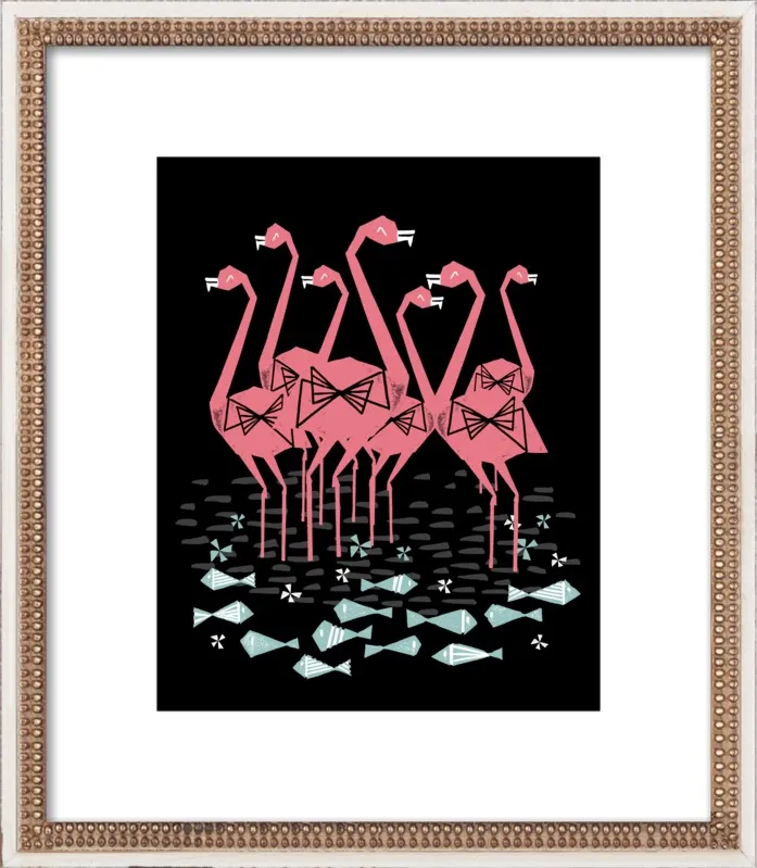 Flamingos by Andrea Lauren for Artfully Walls