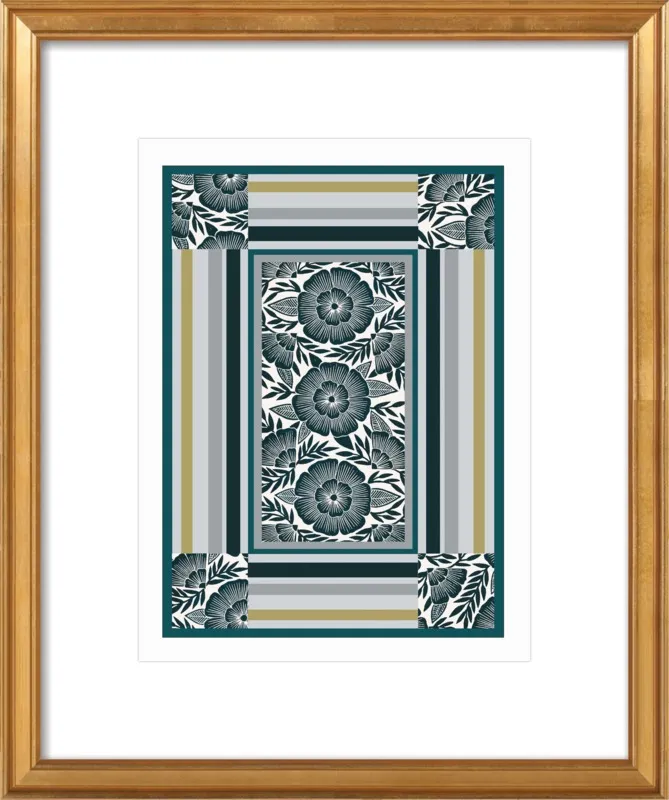 Botanical Frame 1 by Katharine Watson for Artfully Walls