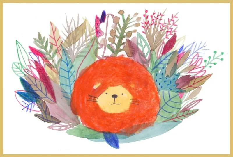 Lion by Marion Barraud for Artfully Walls