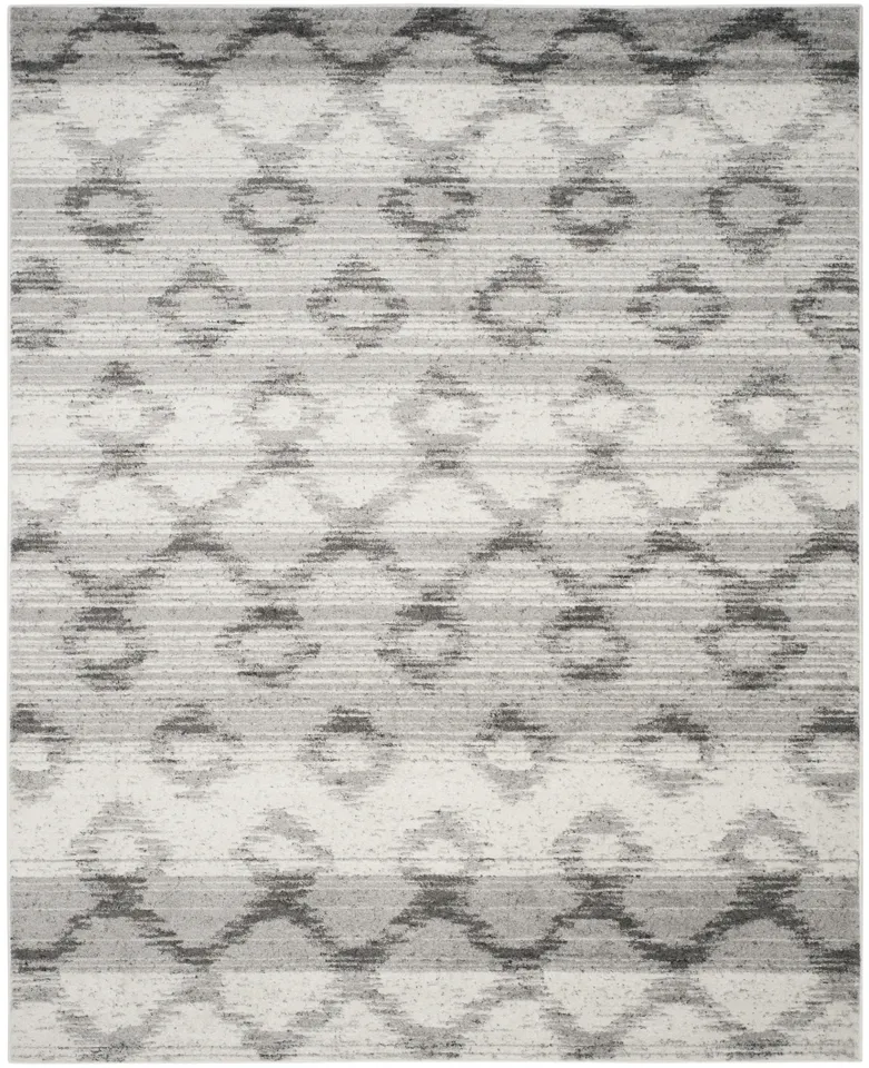 Arlo Home Woven Area Rug, ADR106P, Silver/Charcoal,  9' X 12'