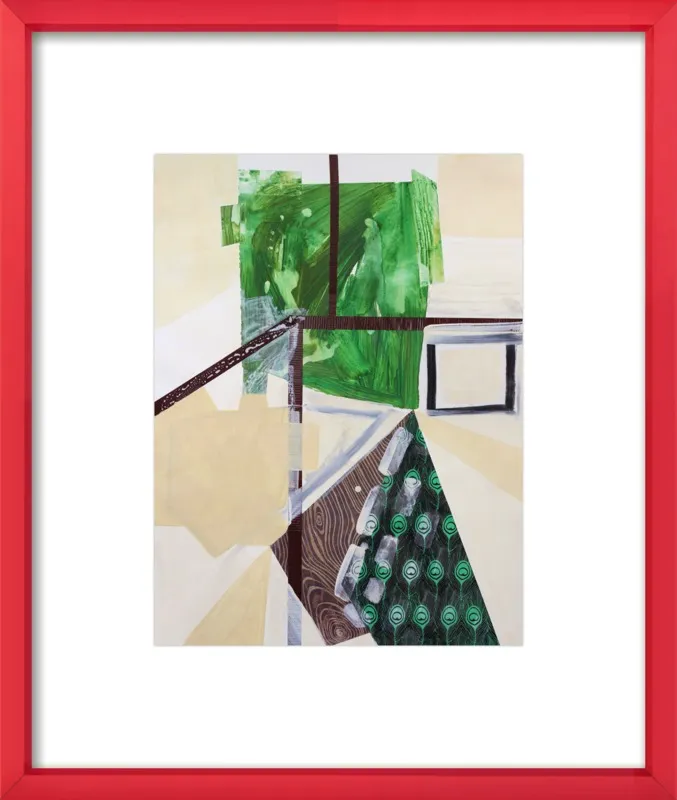 Abstract Study (trail map) by Pamela Staker for Artfully Walls