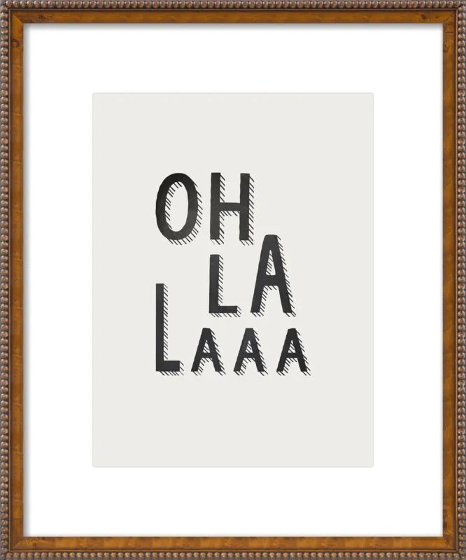 Oh la la by Lonneke de Roos - Kind of Style for Artfully Walls