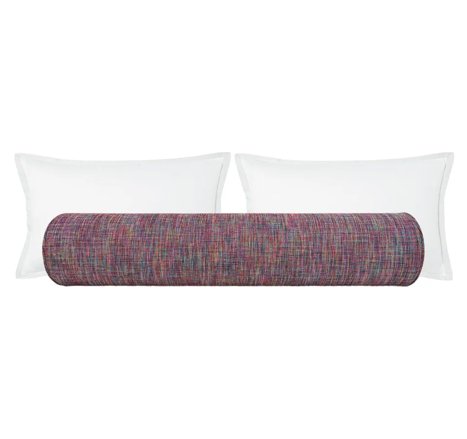 THE BOLSTER :: LENNOX CHENILLE // MULTI - SWATCH 4" X 4"