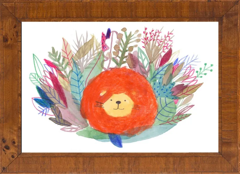 Lion by Marion Barraud for Artfully Walls