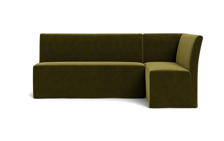 Dorian Slipcovered Right Banquette