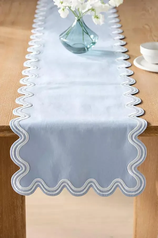 Madeline Embroidered Table Runner