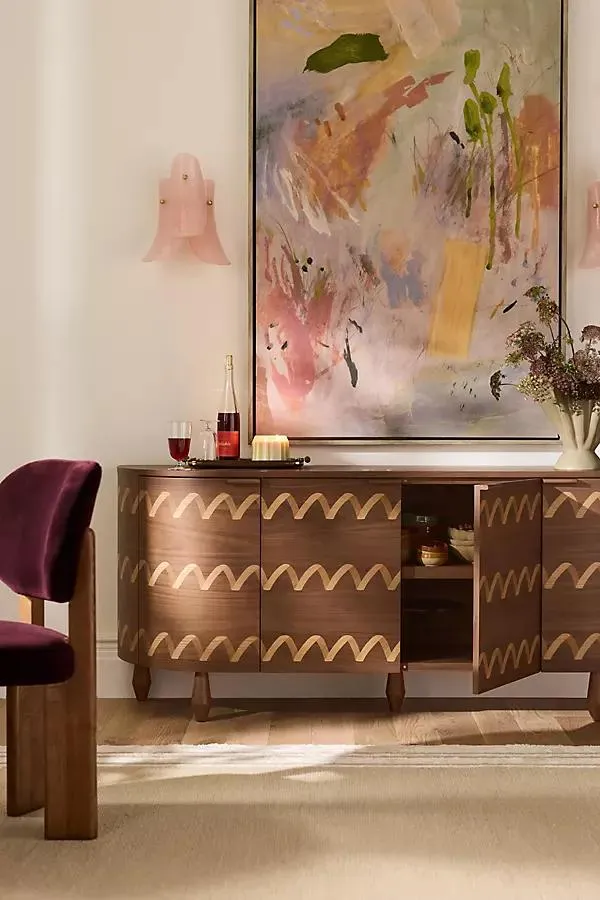 Grove Marquetry Wood Buffet