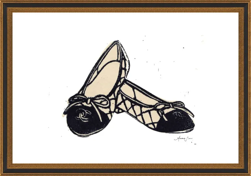 Chanel Ballet Flats by Anna See for Artfully Walls