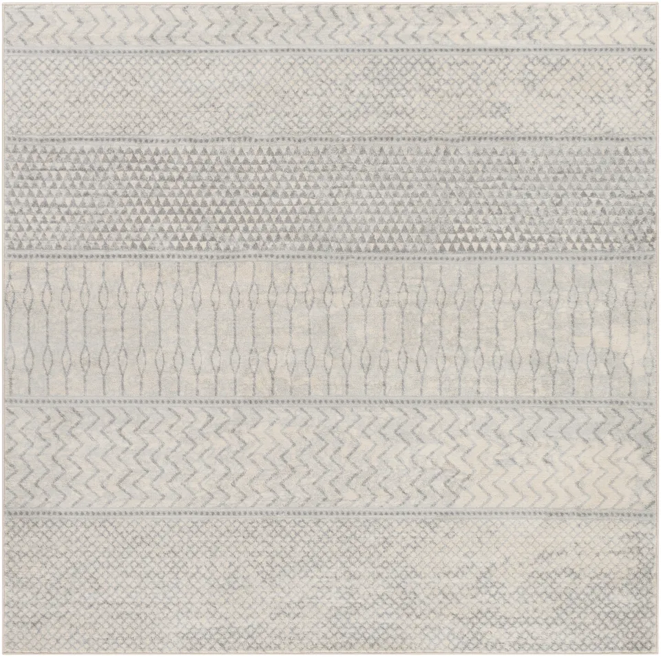 Monaco Beige Indoor 6'7" x 6'7" Machine Woven Rug