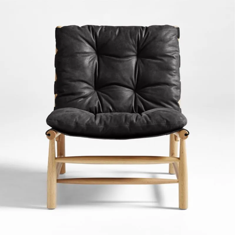 Henning Leather Accent Chair