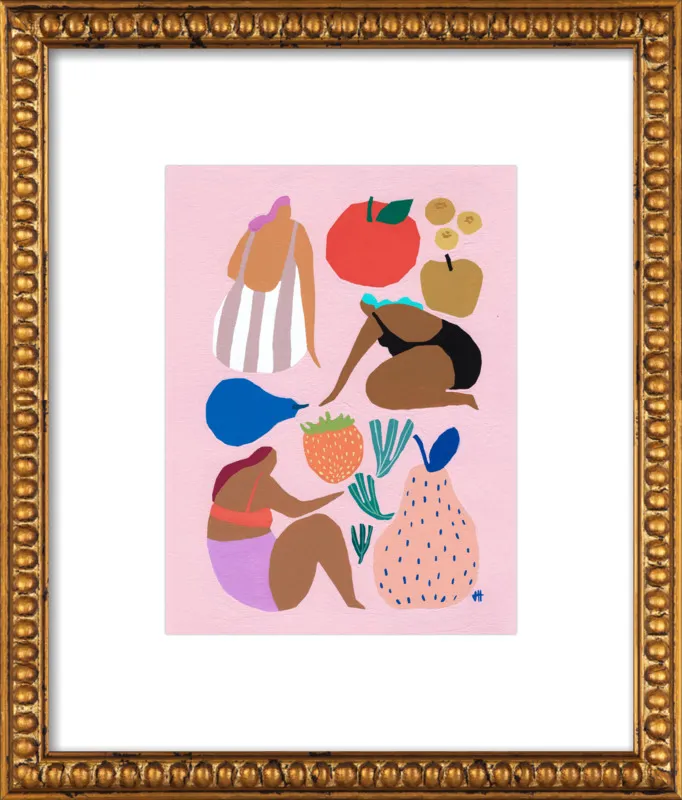 Pink Pear by Joanne Ho for Artfully Walls