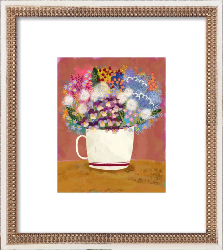 Violas in Russet by Joy Laforme for Artfully Walls