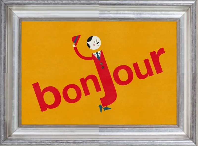 Bonjour by Blanca Gómez for Artfully Walls