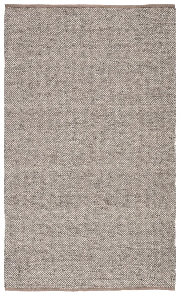 Lamanda Indoor/ Outdoor Solid Taupe/ Gray Area Rug (9'X12')