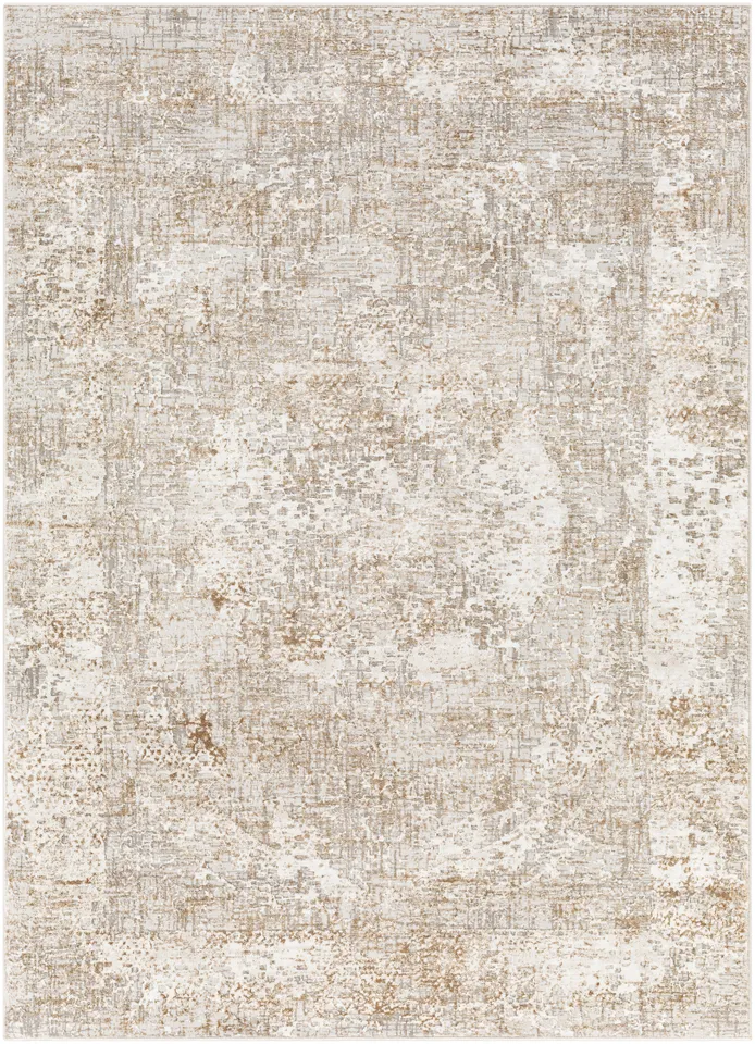 Allegro Beige Indoor 5'3" x 7' Machine Woven Rug