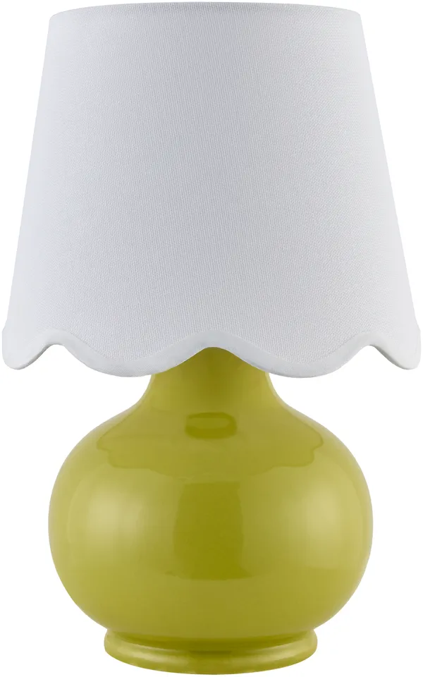 Stella Diminuta  Glazed 13"H x 8"W x 8"D Accent Table Lamp