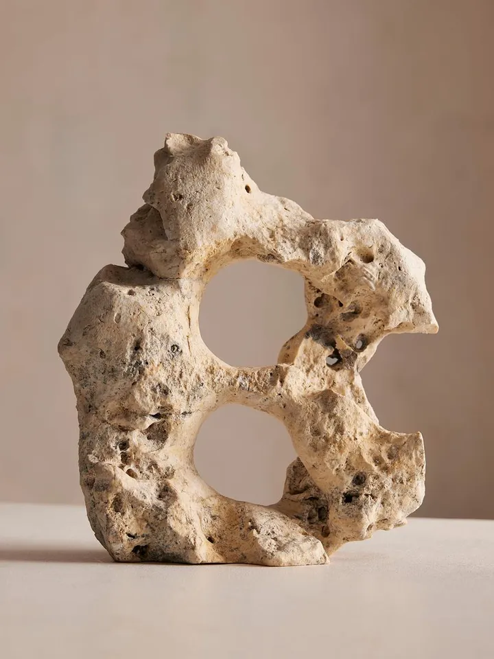 Anderson Sculptural Object, White Marble