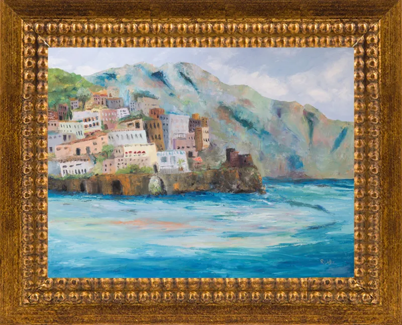 Amalfi Coast by Renee A Ortiz for Artfully Walls