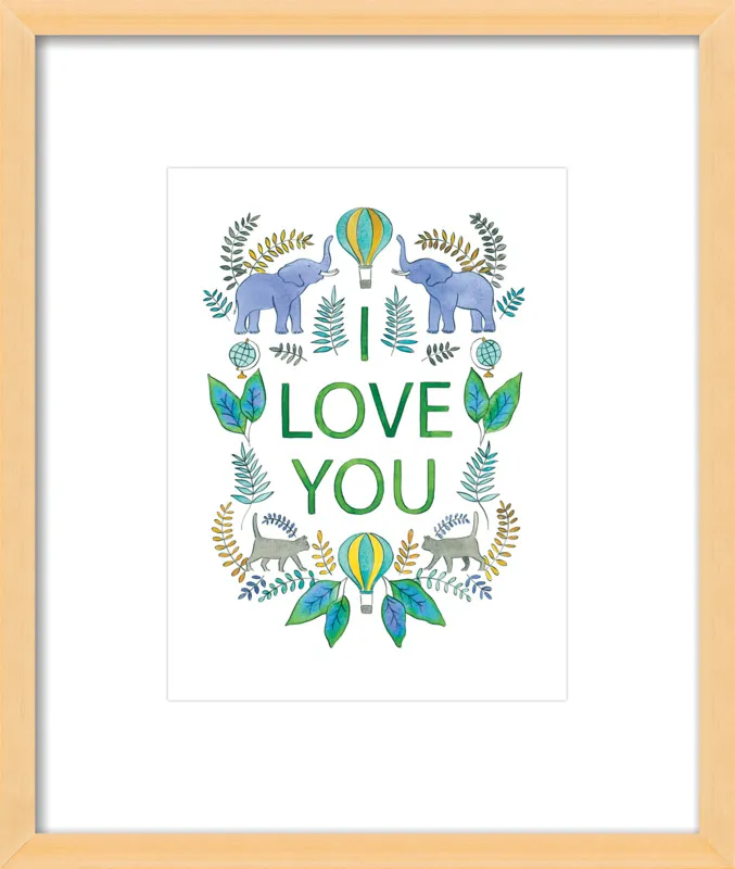 I Love You by Rachel Rogers for Artfully Walls