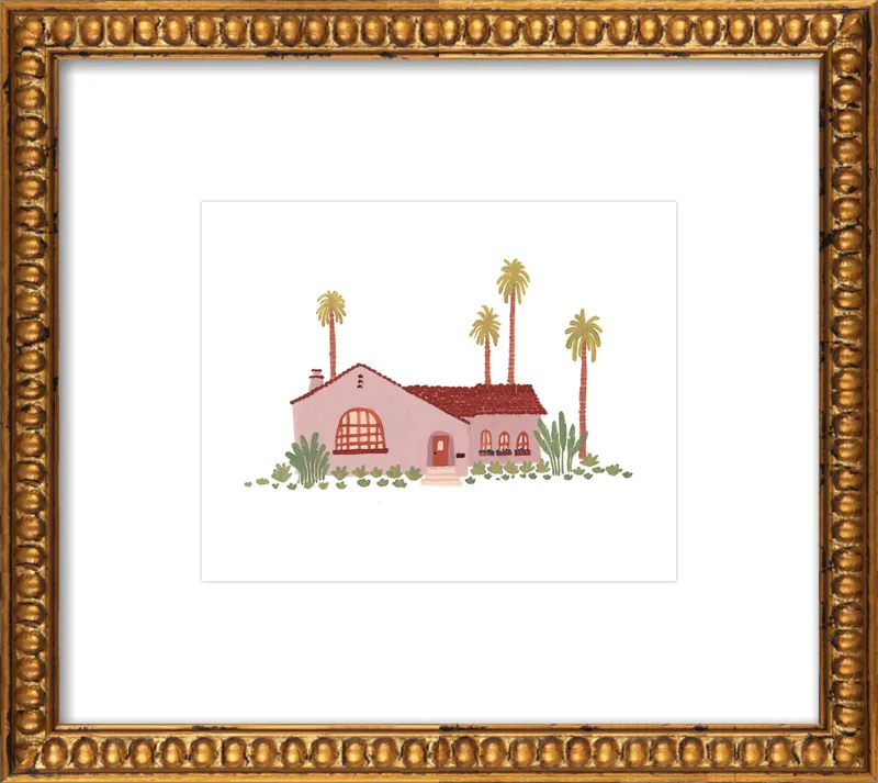 Pink Bungalow by Taylor Ann for Artfully Walls