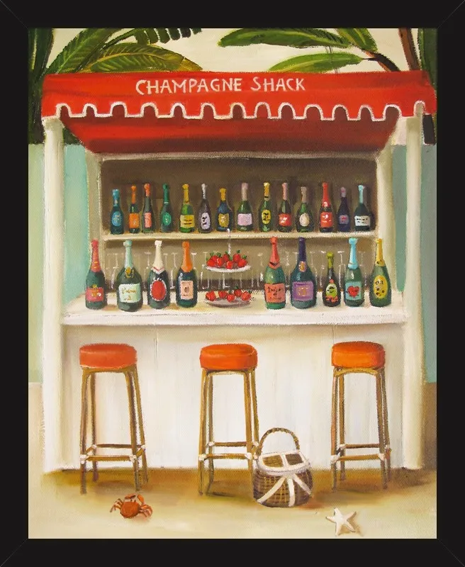 Champagne Shack by Janet Hill for Artfully Walls