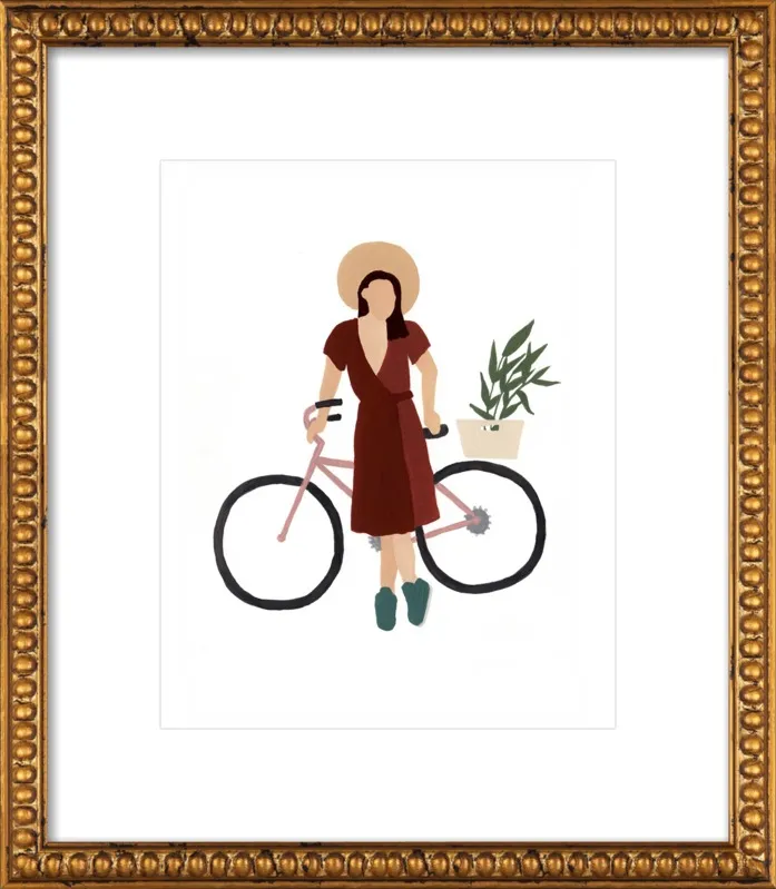 Biking Beauty by Taylor Ann for Artfully Walls