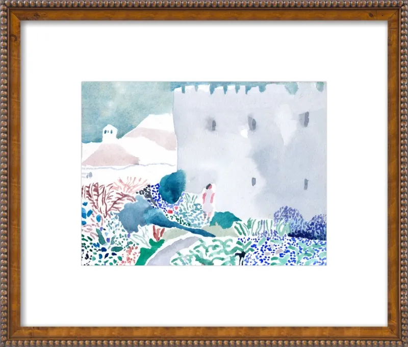 Castle Flowers by Charlotte Ager for Artfully Walls