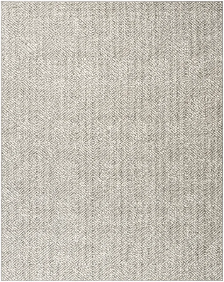 Rockport Beige Outdoor 2'7" x 7'3" Machine Woven Rug