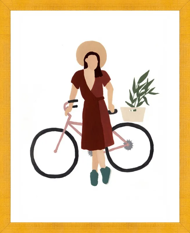 Biking Beauty by Taylor Ann for Artfully Walls