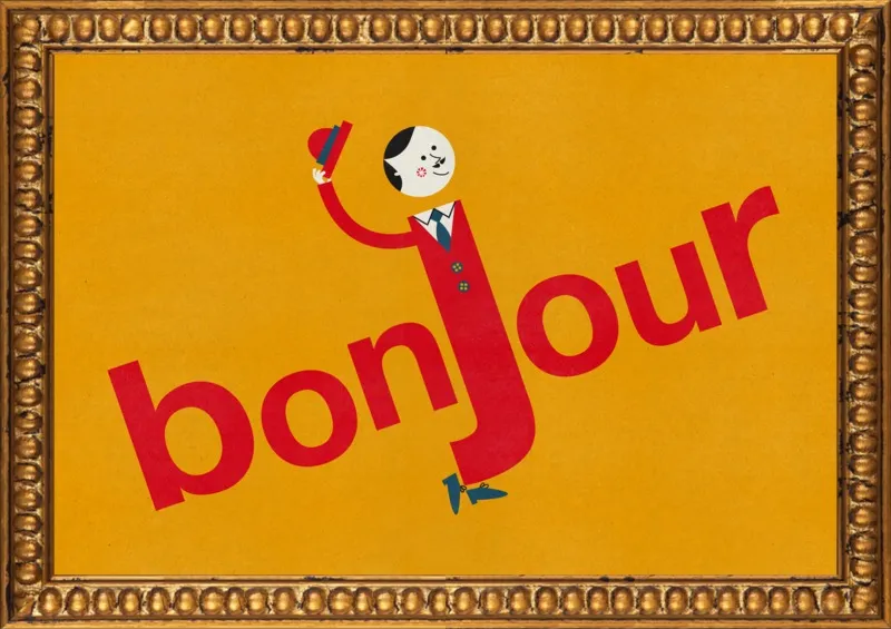 Bonjour by Blanca Gómez for Artfully Walls
