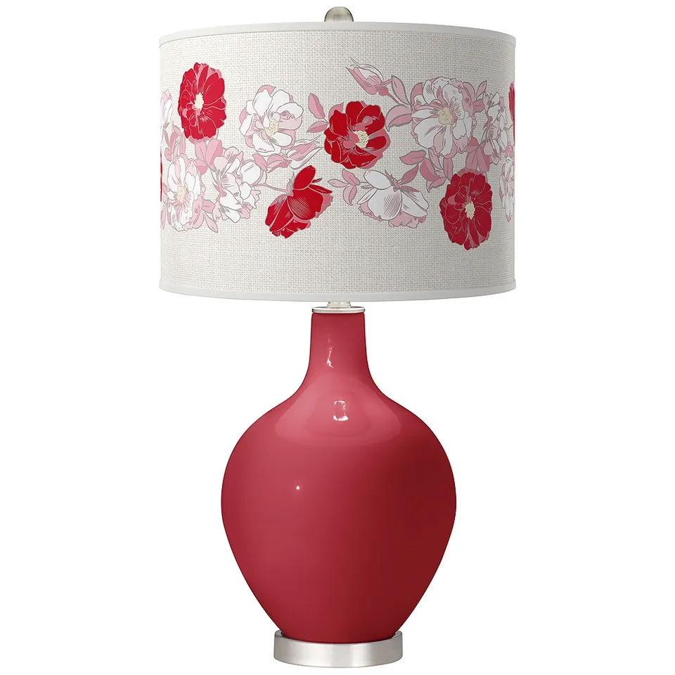Samba Rose Bouquet Ovo Table Lamp