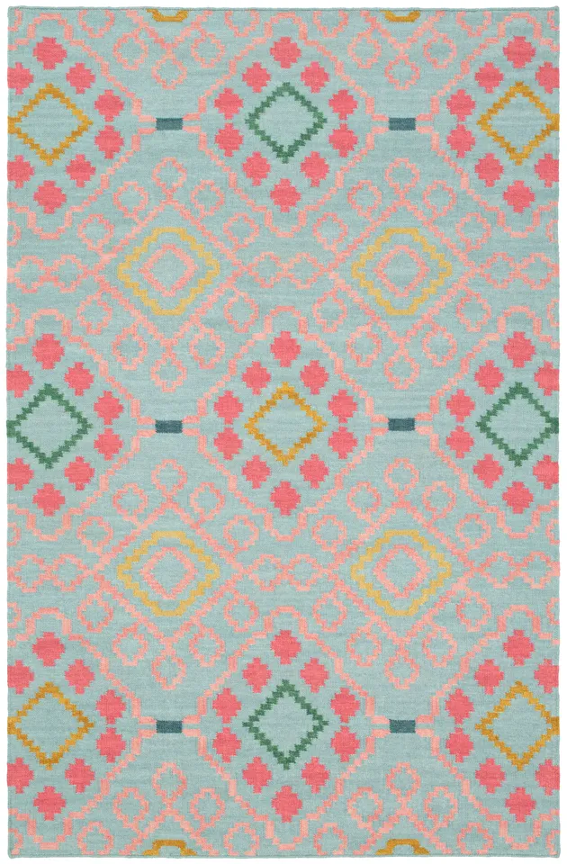 Jelly Roll Multi Handwoven Wool Rug