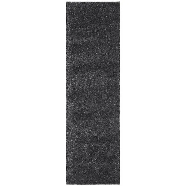 Autumn Loft Solid Shag Dark Area Rug