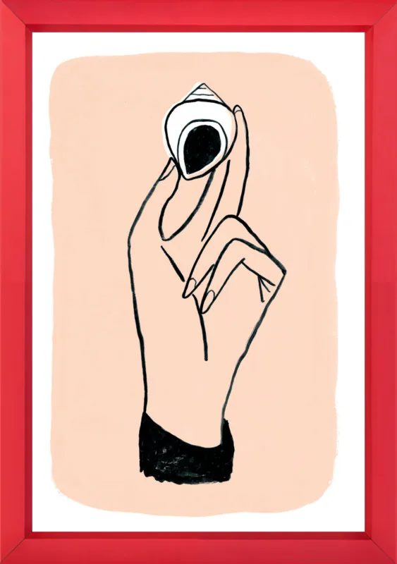 My Hand is My Face by Michael Doyle - Apartment On Belmont for Artfully Walls