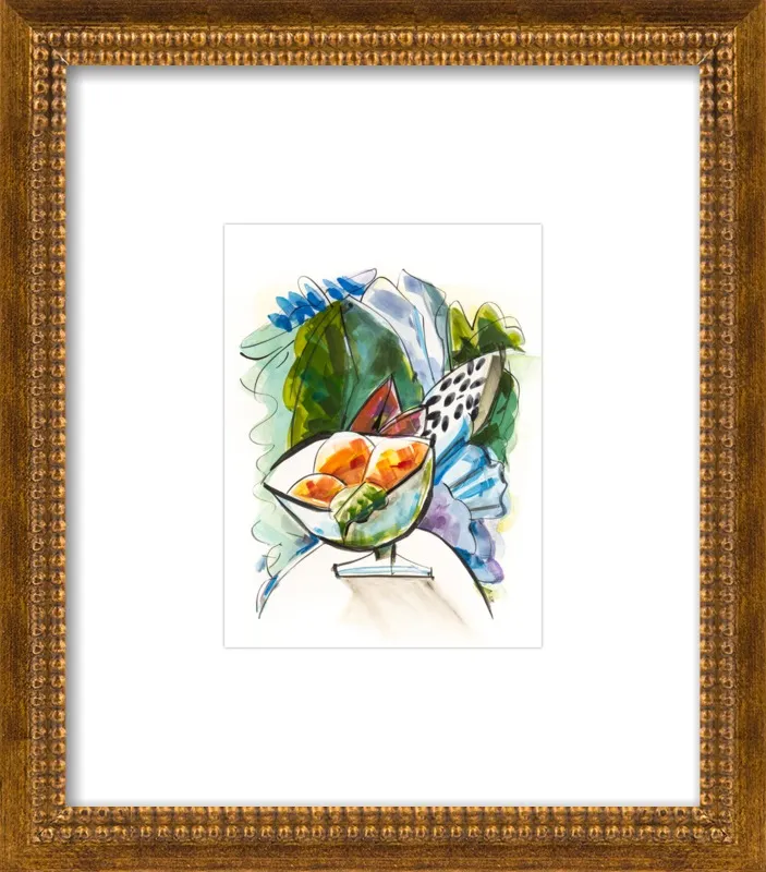Still life with oranges by Becky Aubry for Artfully Walls