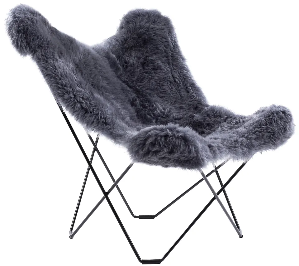Nizhoni Sheepskin 35"H x 31"W x 31"D Accent Chair