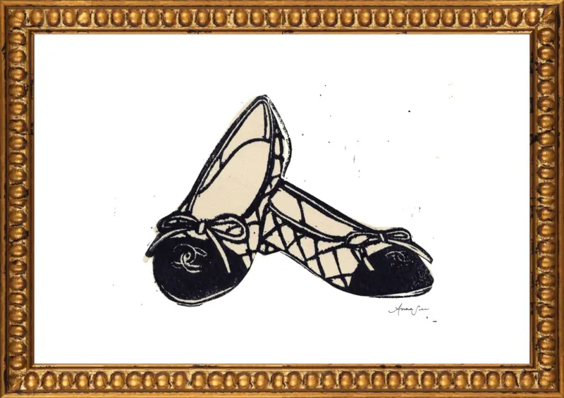 Chanel Ballet Flats by Anna See for Artfully Walls