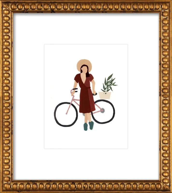 Biking Beauty by Taylor Ann for Artfully Walls
