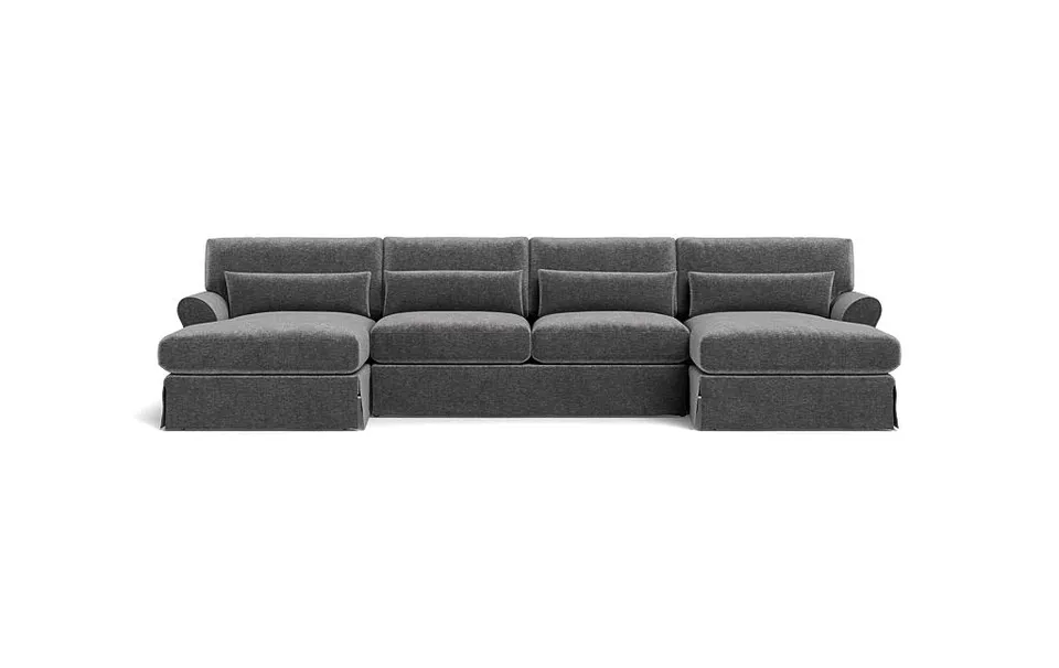 Maxwell Slipcovered U-Sectional Sofa by Apartment Therapy