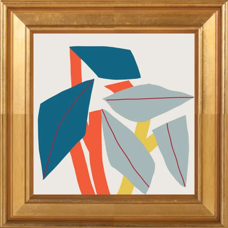 Colourful leaves by Jessica Nielsen for Artfully Walls