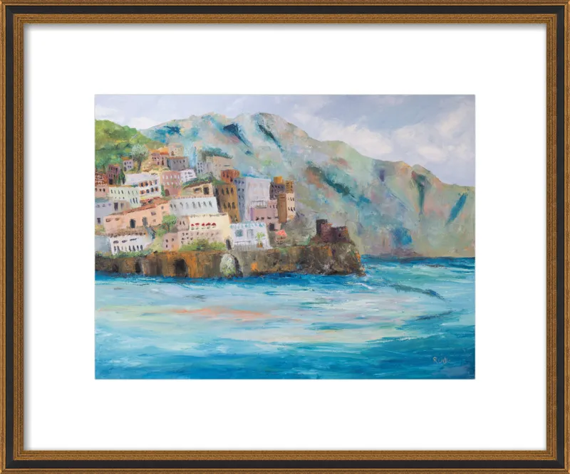 Amalfi Coast by Renee A Ortiz for Artfully Walls