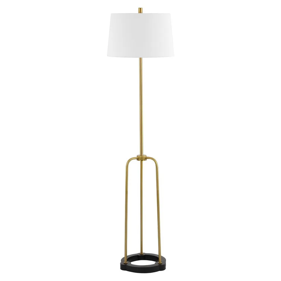 Lydie 62" Floor Lamp - Brass / Black